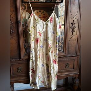 Y2K Floral Satin slip